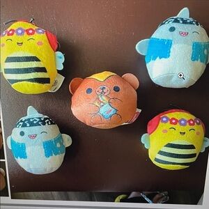 Bundle of 5 mini Squishmallows McDonald's 2023